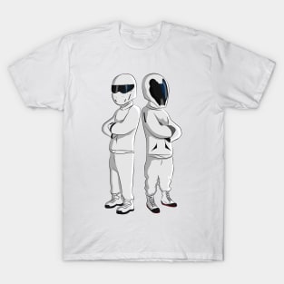 Starman and The Stig cartoon (Pop Art) T-Shirt